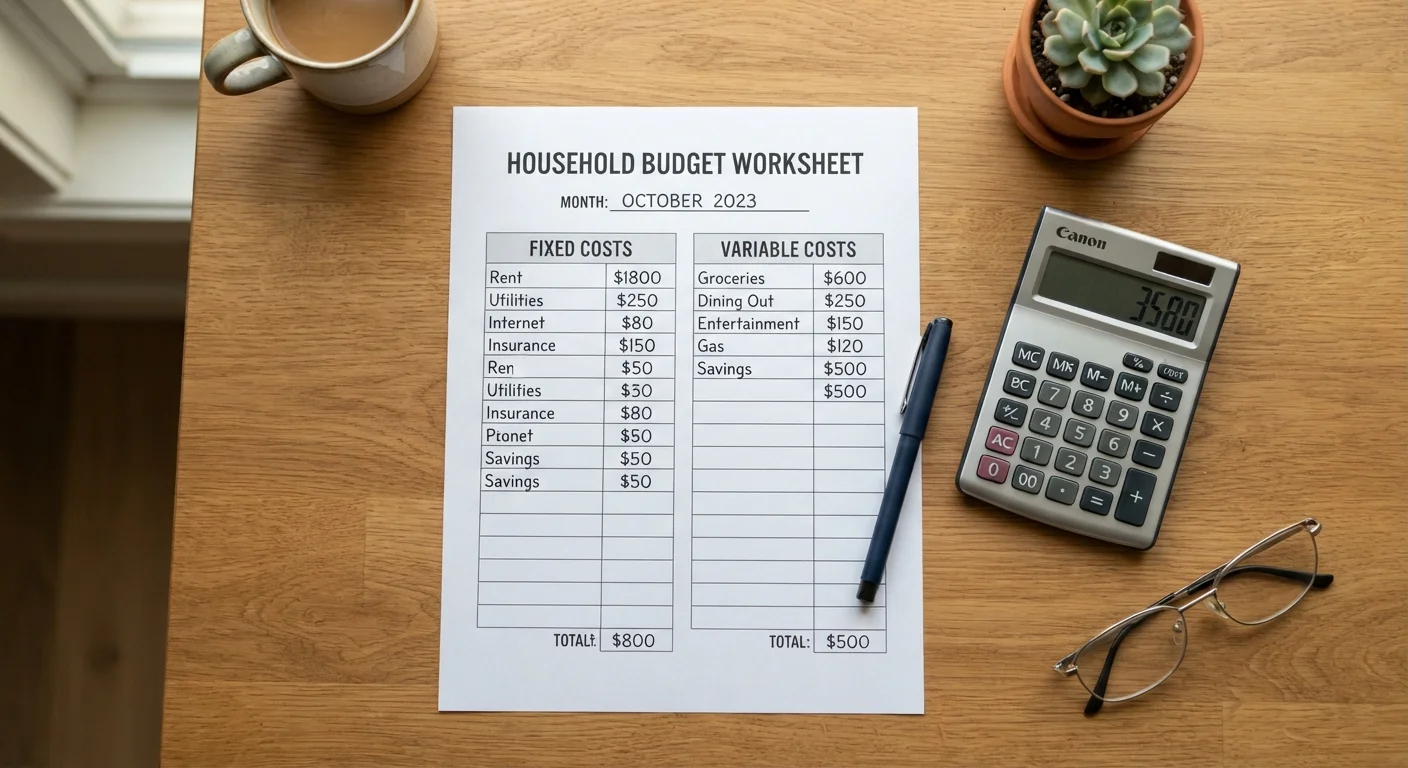 Fixed vs. Variable Expenses: Understanding What You Can and Can't Control