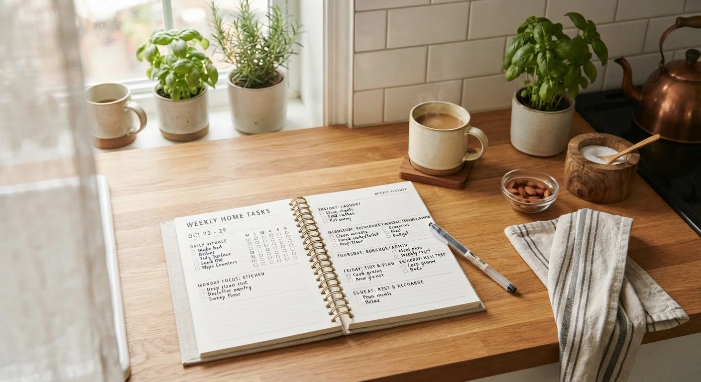 Household Tasks Worth Doing on a Schedule — and How to Build One That Sticks