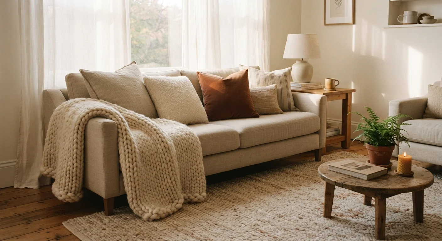 Layering Textiles: The Quiet Technique Behind Rooms That Feel Warm and Finished
