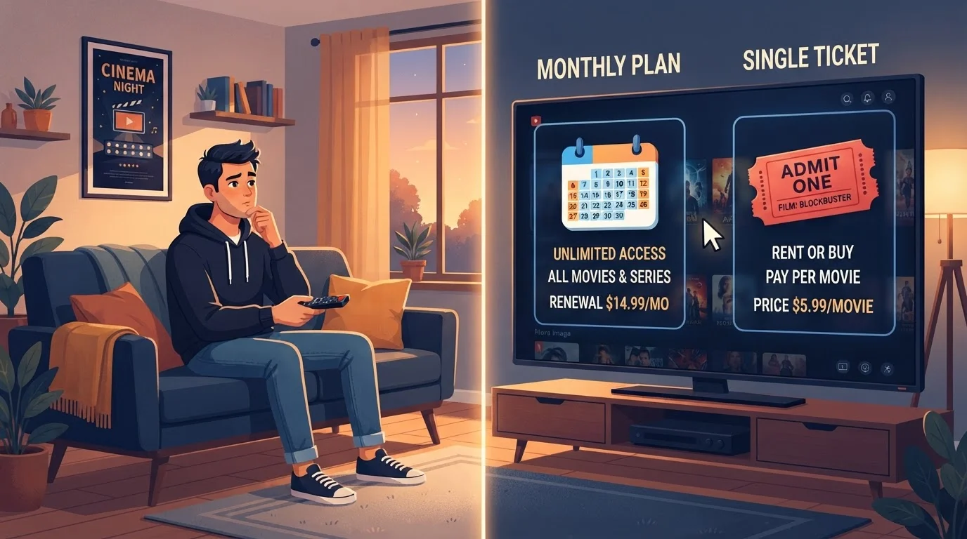 Subscription vs. Transactional Streaming: Two Ways to Watch, One Big Decision