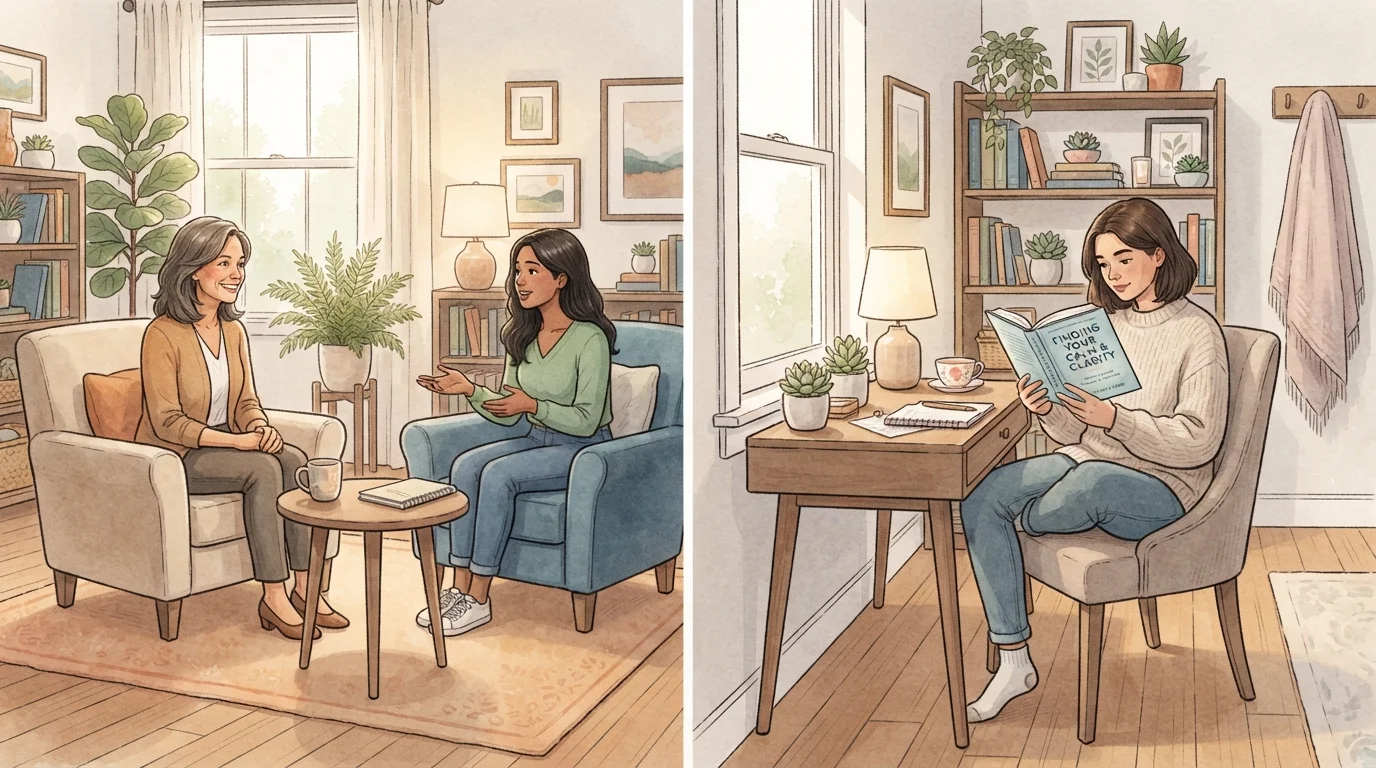 Therapy vs. Self-Help: What Each Approach Can and Cannot Do
