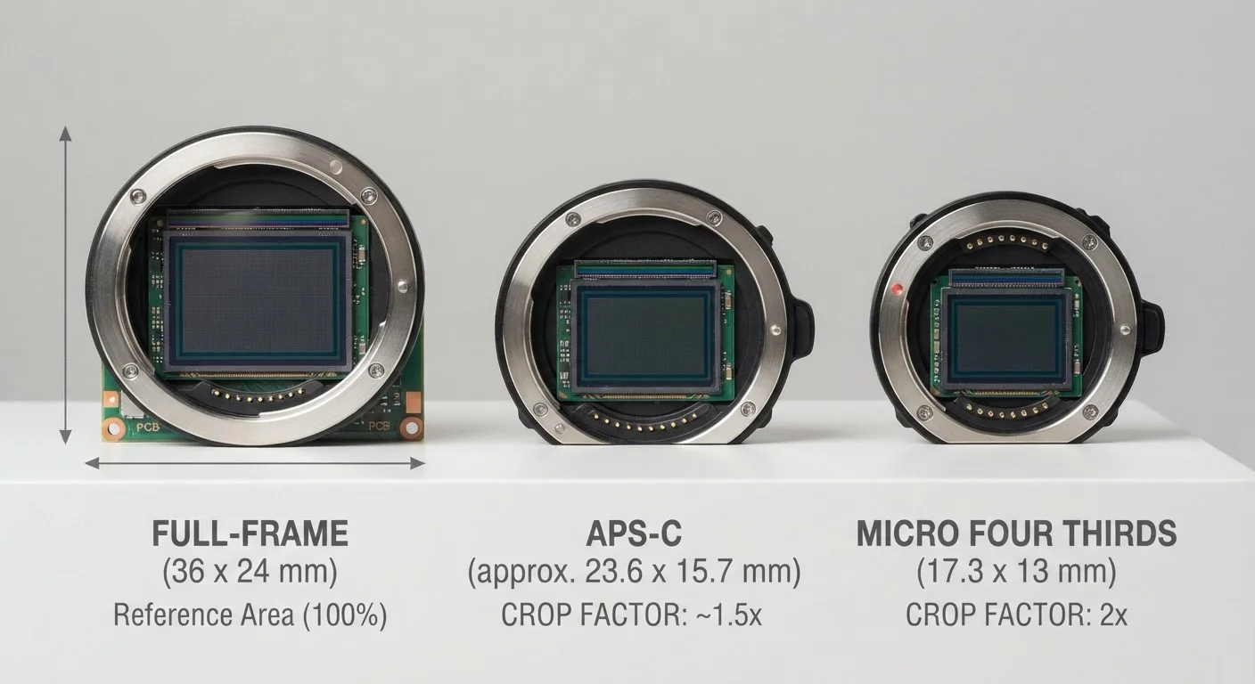 What Camera Sensor Size Actually Means for Photo and Video Quality