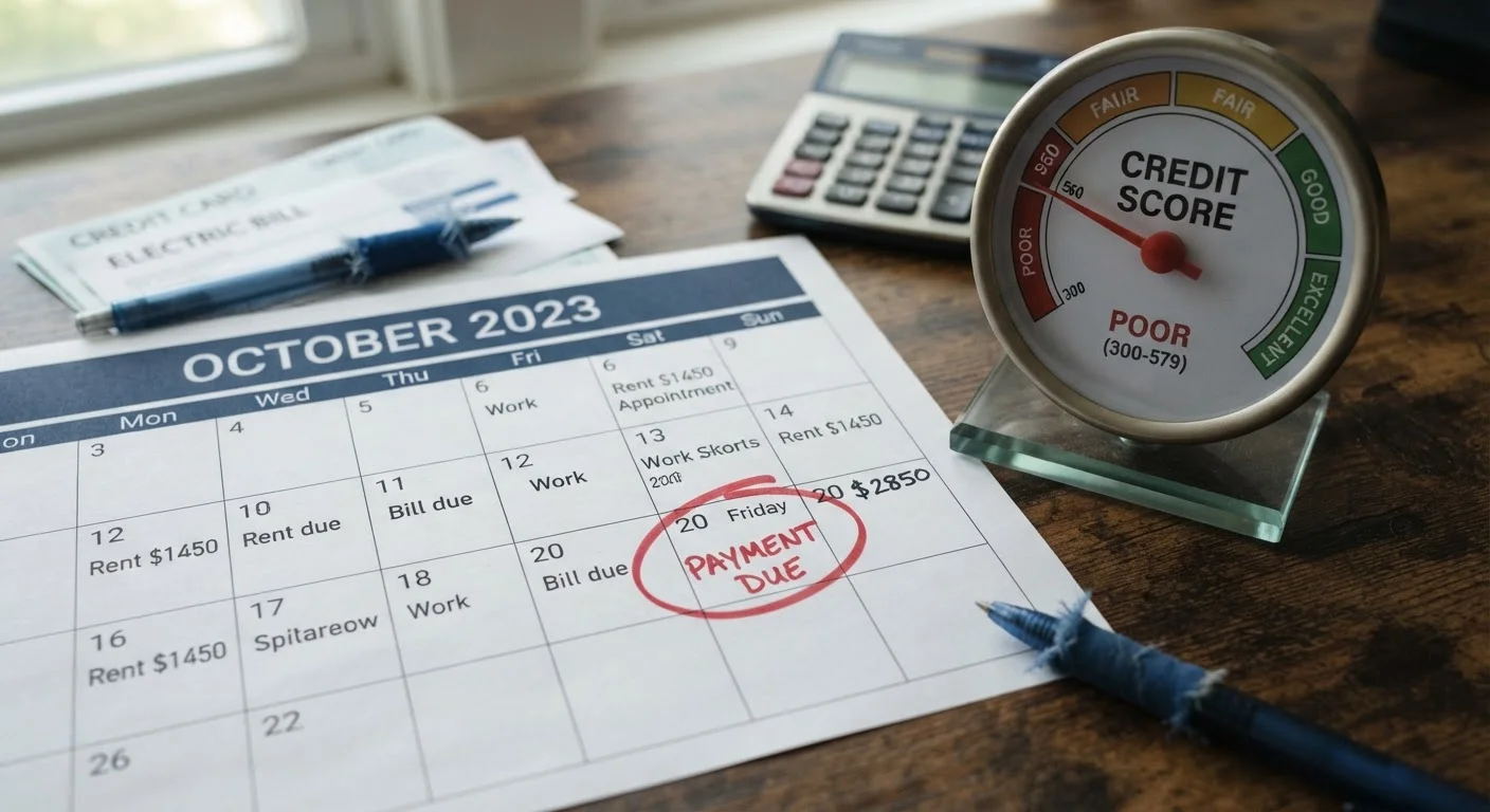 What Happens to Your Credit When You Miss a Payment
